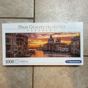 Clementoni The Grand Canal - Venice Italy Panorama 1000 Piece Puzzle NWOT